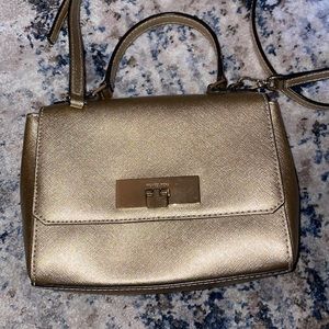 Micheal Kors gold mini purse